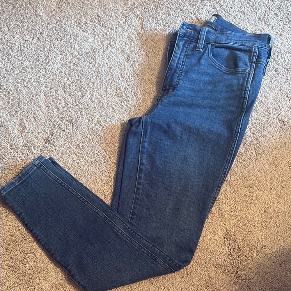 Madewell 10” high rise skinny size 28